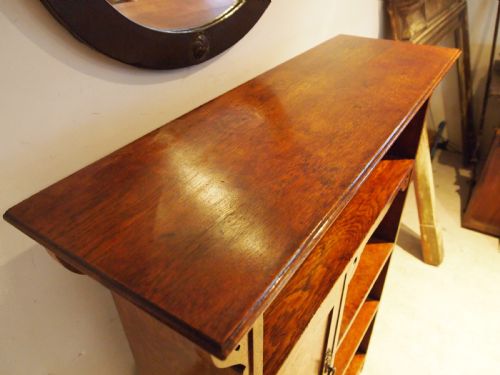 fig 2. Bookcase Arts and Crafts Oak c1900