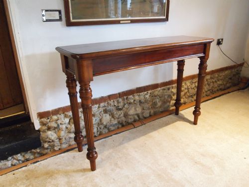 Table Hall Console Side Victorian Chamberlains Norwich C1890