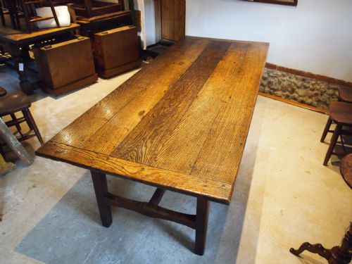 Table Stunning English Oak Refectory Farmhouse Dining Provenance C1780
