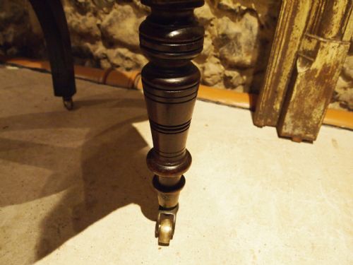 fig 3. Chair Victorian desk or library Mahogany and leather c1870