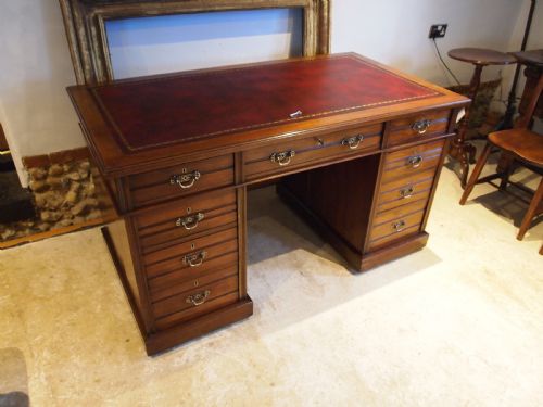 Desk Fine Quality Arts and Crafts Walnut James Shoolbred C1880