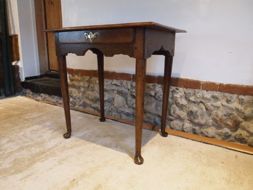 Table Lowboy Charming George II Oak C1740