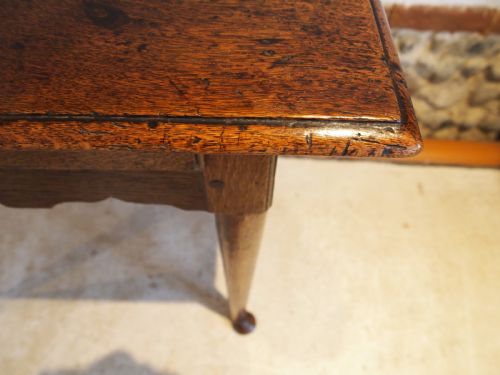 fig 1. Table Lowboy charming George II Oak c1740