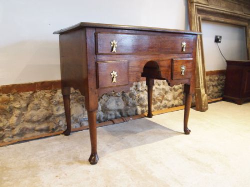 Table Lowboy Outstanding George II Oak Hall Lamp Side C1740