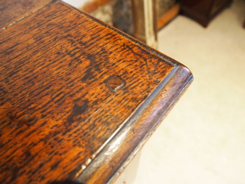 fig 1. Table lowboy outstanding George II Oak hall lamp side c1740