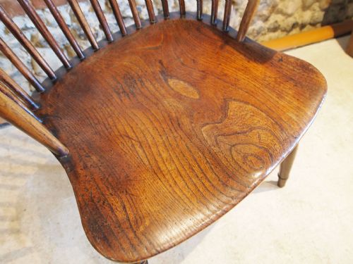 fig 2. Chairs wonderful high back George III Windsor armchair c1800