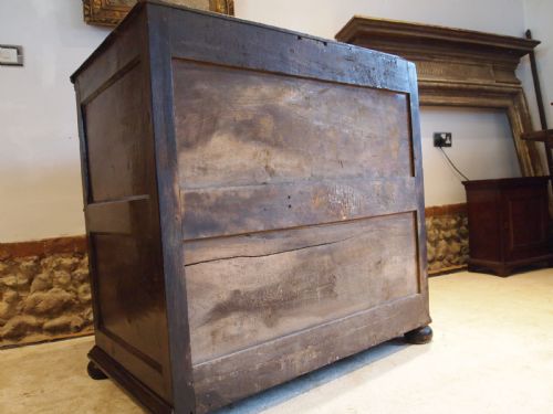 fig 2. Chest of drawers rare small Charles II Oak c1680