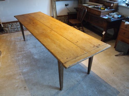 Table Stunning French Oak Refectory Dining Large Farmhouse C1860