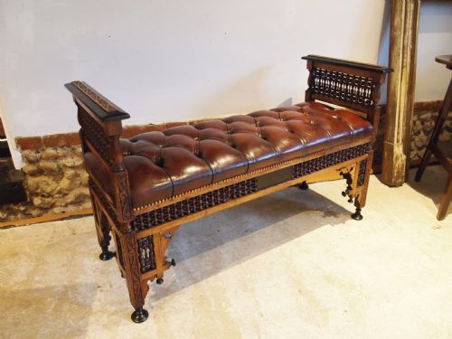 Settle Stunning Window Seat Arts and Crafts Liberty and Co C1900