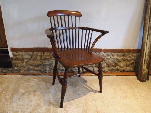 Chair Outstanding Victorian Windsor Ash Elm C1840