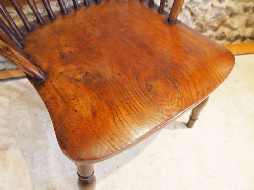 fig 1. Chair outstanding Victorian Windsor Ash Elm c1840