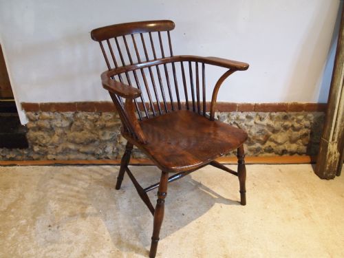 Chair Outstanding Victorian Windsor Ash Elm C1840
