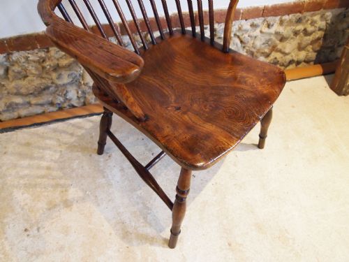 fig 1. Chair outstanding Victorian Windsor Ash Elm c1840