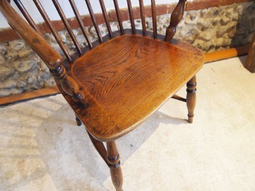 fig 2. Chair Windsor simple beautiful George III Ash Elm armchair c1800
