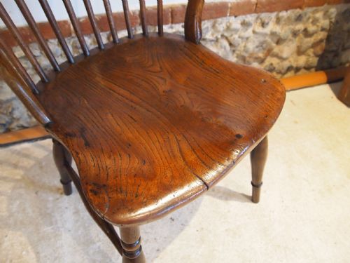 fig 2. Chair stunning Welsh Windsor stick back armchair c1820