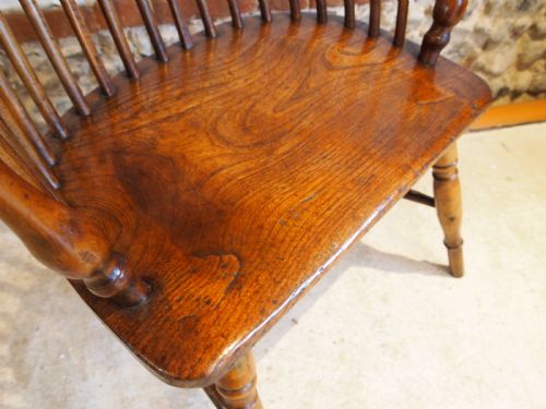 fig 1. Chair wonderful George III Windsor West Country armchair c1800
