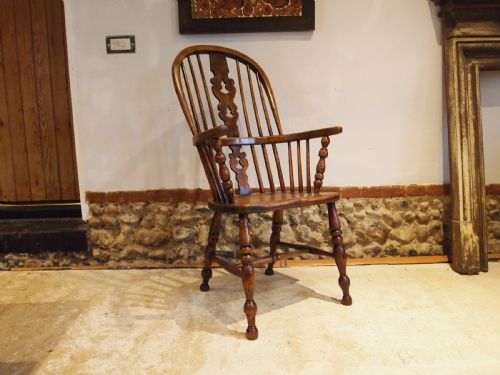 Chair Superb Windsor Yorkshire Ash Elm Armchair C1840