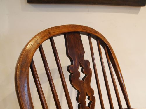 fig 1. Chair superb Windsor Yorkshire Ash Elm armchair c1840