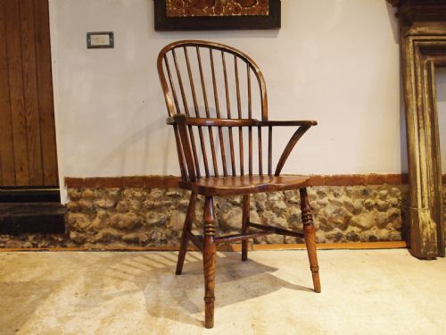 fig 2. Chair stunning simple Windsor George III Ash Elm c1810