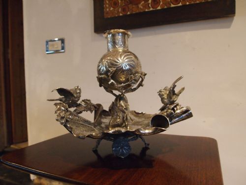 Table Centre Piece Stunning Silver Plate Victorian C1880