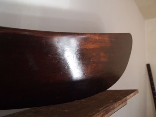 fig 2. Propeller large decorative Mahogany c1920