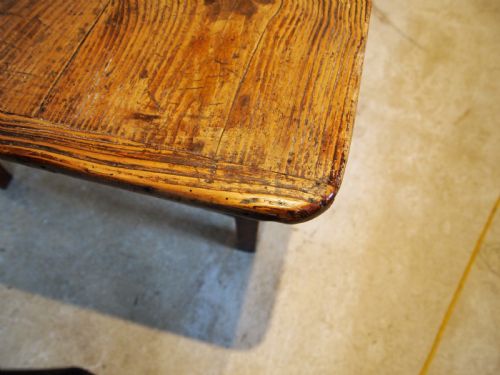 fig 1. Table refectory dining rare English George III Pine farmhouse c1780