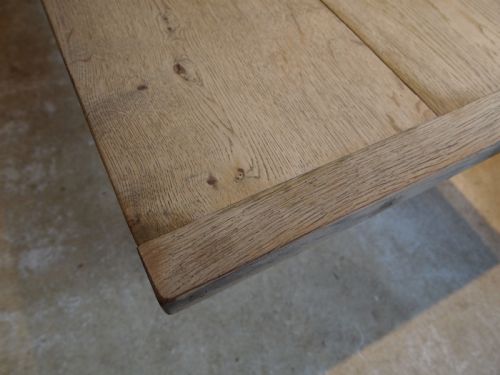 fig 2. Table French Oak Monastic scrub top refectory farmhouse dining c1900