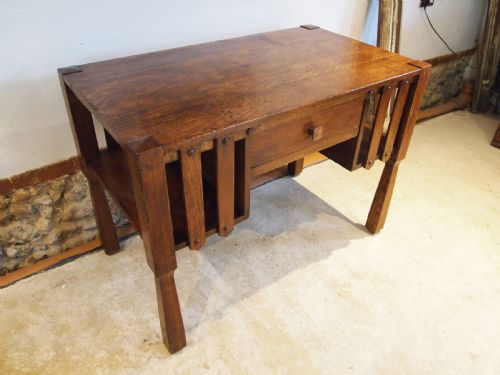 Desk Rare Arts and Crafts Gustav Stickley Oak C1900