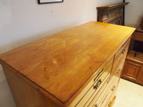 fig 3. Chest of drawers Arts and Crafts solid Ash c1880