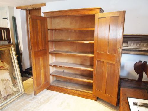fig 1. Cupboard pantry hall Edwardian English Oak c1910