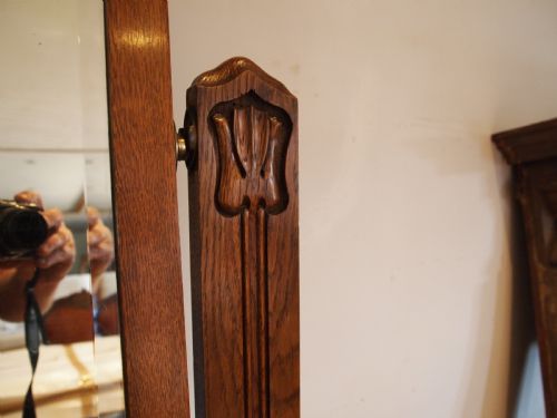 fig 2. Dressing Chest of drawers Arts and Crafts Oak c1900