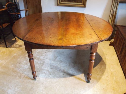 Table Rare English Walnut Country Refectory Dining Table C1820