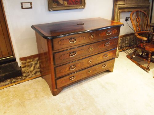 Chest of Drawers Fine French Walnut Commode Louis XVII C1795