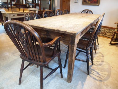 fig 2. Table rare large country house refectory farmhouse Geoerge III c1800