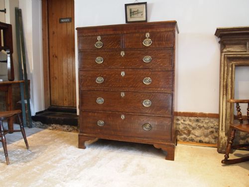 Chest of Drawers Stunning George III Oak C1790