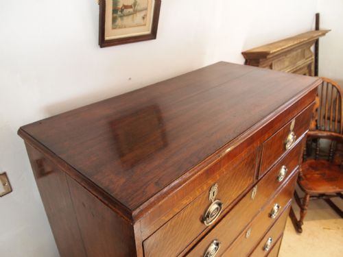 fig 2. Chest of drawers stunning George III Oak c1790
