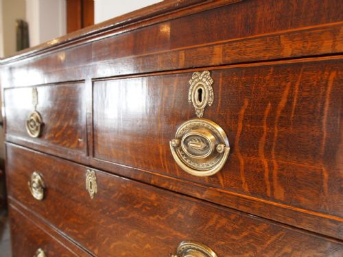 fig 3. Chest of drawers stunning George III Oak c1790