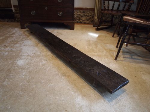Stool Refectory Rare Prmitive Elizabeth I Long Foot Stool Oak C1580