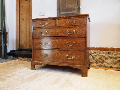 Chest of Drawers Fine Rare Small George III Oak C1780