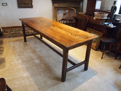 Table Refectory Dining Farmhouse French Beech C1860