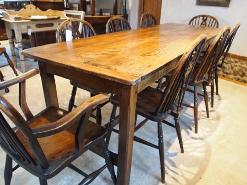 fig 3. Table refectory dining farmhouse French Beech c1860