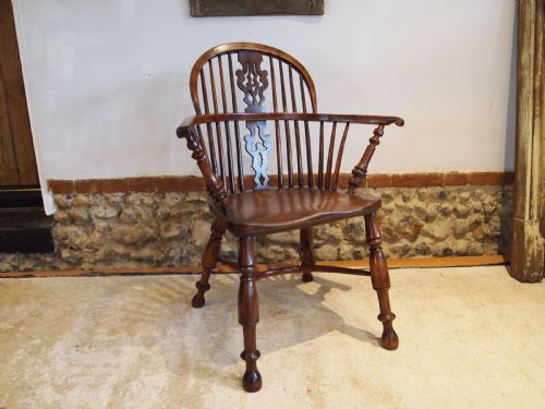 Chair Windsor Pippy & Burr Yew Very Fine George III C1800