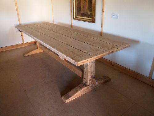 Table Stunning English Oak Refectory Dining Farmhouse Seats 12 C1900