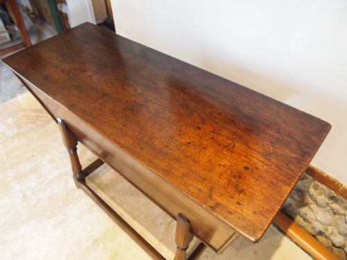 fig 1. Chest trunk dough bin George III Elm c1800