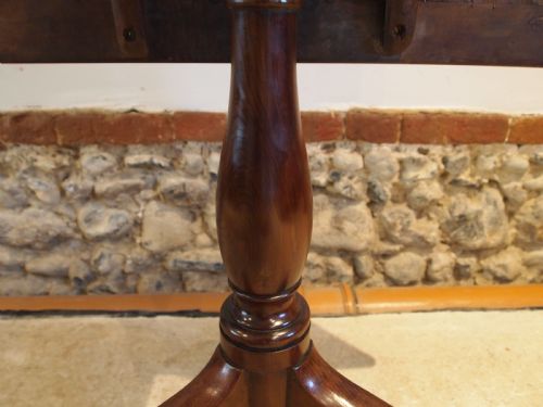 TABLE VERY RARE GILLOWS GEORGE III YEW SIDE LAMP HALL WINE C1780 - ADDITIONAL PHOTO 3