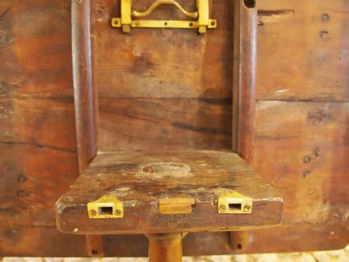 TABLE VERY RARE GILLOWS GEORGE III YEW SIDE LAMP HALL WINE C1780 - ADDITIONAL PHOTO 4