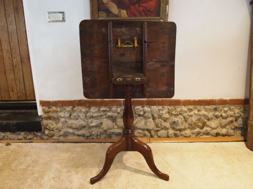 TABLE VERY RARE GILLOWS GEORGE III YEW SIDE LAMP HALL WINE C1780 - ADDITIONAL PHOTO 14