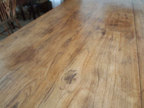 TABLE VICTORIAN OAK KITCHEN REFECTORY FARMHOUSE DINING C1880 - ADDITIONAL PHOTO 4