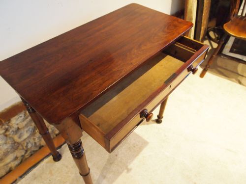TABLE FINE GEORGE IV REGENCY SIDE HALL CONSOLE MAHOGANY C1825 - ADDITIONAL PHOTO 6