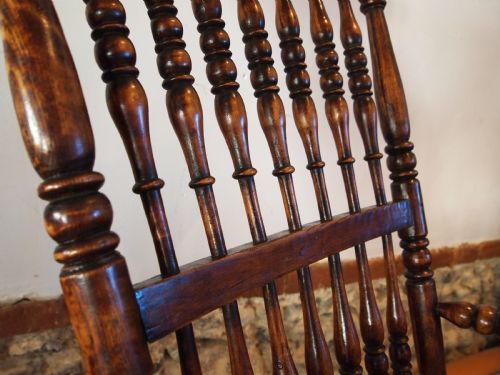 CHAIR RARE JOHN SHADFORD CAISTOR LINCS WINDSOR ROCKER C1860 - ADDITIONAL PHOTO 3